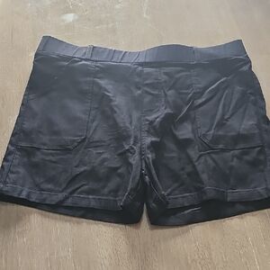 Black Women's Shorts Stretchy
